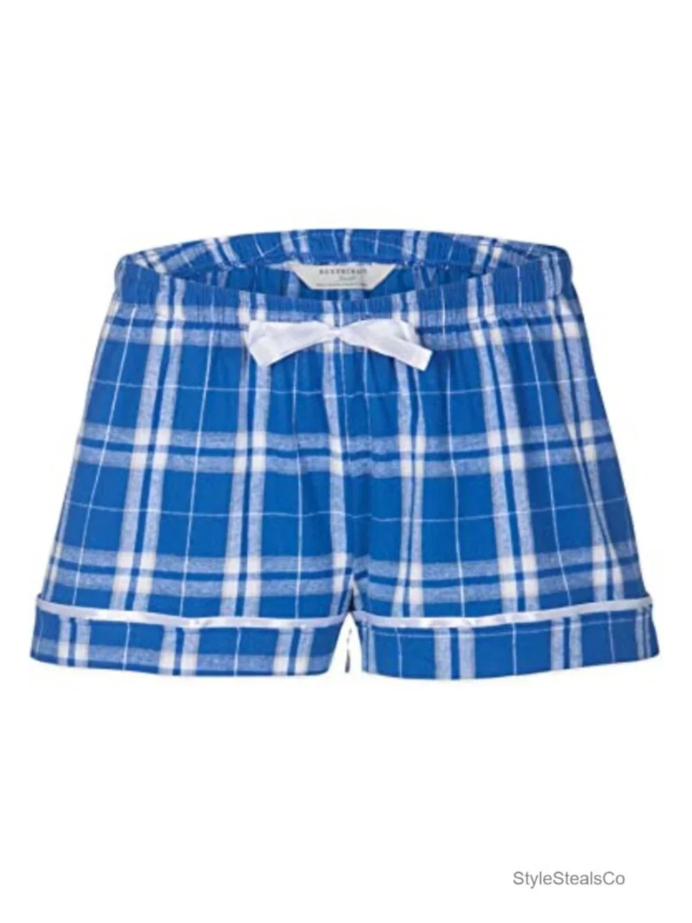 Flannel Pajama Shorts for Women, Soft Cotton Lounge Bottoms